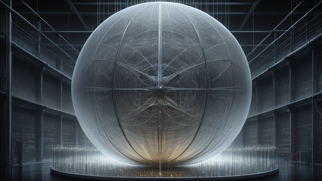 A detailed pencil sketch depicting a massive, intricate network of thousands of tiny, delicate wires siphoning glowing liquid from a large, sophisticated glass sphere into a heavy, industrial metallic vault. The style is highly technical and analytical, focusing on the mechanical extraction of data. No text, no logos.