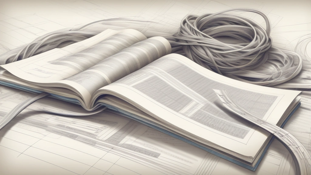 A pencil sketch depicting a complex, tangled knot of business paperwork and ledgers transforming into a streamlined, flowing digital interface, with subtle African patterns woven into the background. No text, no logos.