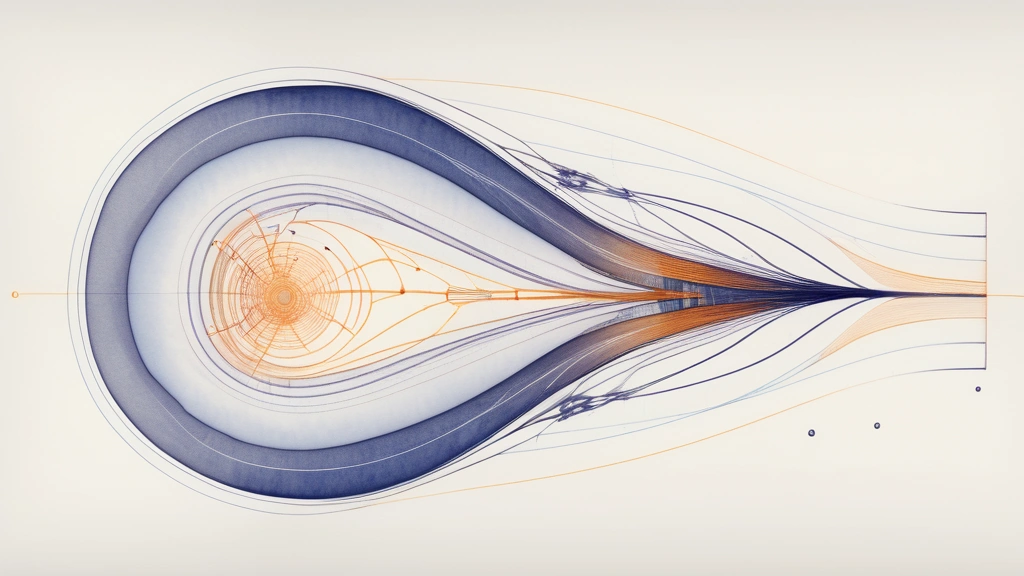 An intellectual editorial ink sketch showing a stylized, cross-section view of a single human hair follicle transitioning from gray to vibrant color, integrated with delicate, glowing geometric lines representing mitochondrial energy pathways. The background is a clean, minimalist off-white paper texture with subtle schematic diagrams of cellular circuits drawn in fine black ink and soft watercolor washes of indigo and amber highlighting the energy flow. No text, no logos, cinematic composition.